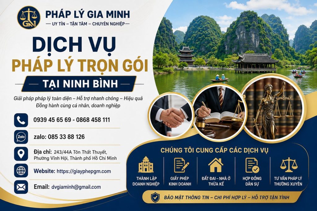 Dịch vụ pháp lý trọn gói tại Ninh Bình