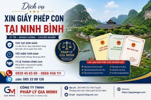 Dịch vụ xin giấy phép con tại Ninh Bình