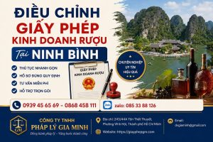 Điều chỉnh giấy phép kinh doanh rượu tại Ninh Bình