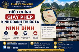 Điều chỉnh giấy phép kinh doanh thuốc lá tại Ninh Bình
