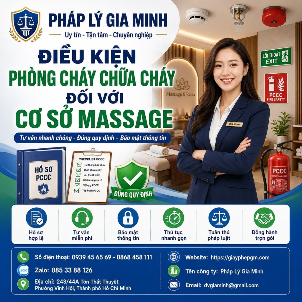 Điều kiện phòng cháy chữa cháy đối với cơ sở massage cần đáp ứng 1 Điều Kiện Phòng Cháy Chữa Cháy Đối Với Cơ Sở Massage