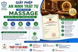 Giấy Phép An Ninh Trật Tự Cho Cơ Sở Massage