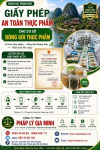 Giấy phép an toàn thực phẩm cho cơ sở đóng gói thực phẩm