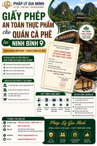 Giấy phép an toàn thực phẩm cho quán cà phê tại Ninh Bình