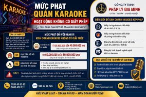 Mức phạt quán karaoke hoạt động không có giấy phép