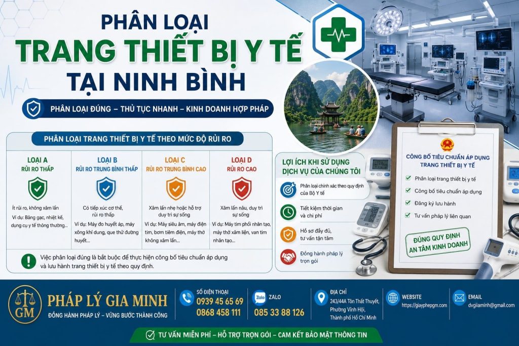 Phân loại trang thiết bị y tế tại Ninh Bình chính xác theo mức độ rủi ro 1 Phân Loại Trang Thiết Bị Y Tế Tại Ninh Bình