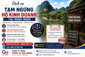 Tạm ngừng hộ kinh doanh tại Ninh Bình