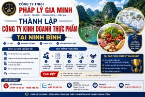 Thành lập công ty kinh doanh thực phẩm tại Ninh Bình