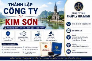 Thành lập công ty tại Kim Sơn