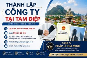 Thành lập công ty tại Tam Điệp