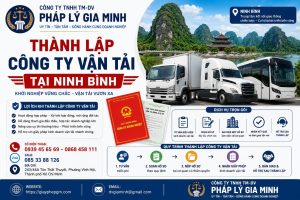 Thành lập công ty vận tải tại Ninh Bình