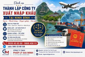 Thành lập công ty xuất nhập khẩu tại Ninh Bình