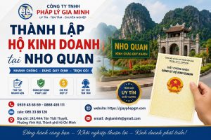 Thành lập hộ kinh doanh tại Nho Quan
