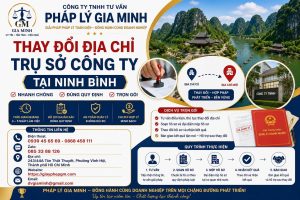 Thay đổi địa chỉ trụ sở công ty tại Ninh Bình