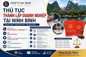 Thủ tục thành lập doanh nghiệp tại Ninh Bình