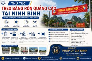 Thủ tục treo băng rôn quảng cáo tại Ninh Bình