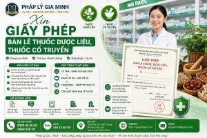 Xin Giấy Phép Bán Lẻ Thuốc Dược Liệu, Thuốc Cổ Truyền