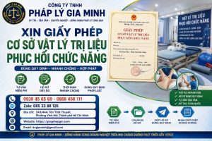 Xin giấy phép cơ sở vật lý trị liệu phục hồi chức năng