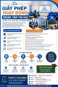 Xin Giấy Phép Hoạt Động Trung Tâm Tin Học