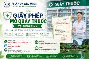 Xin Giấy Phép Mở Quầy Thuốc Tại Ninh Bình