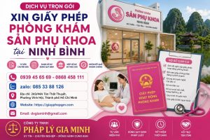 Xin giấy phép phòng khám sản phụ khoa tại Ninh Bình