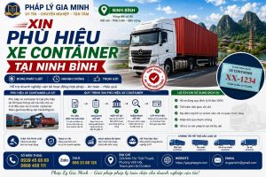 Xin Phù Hiệu Xe Container Tại Ninh Bình