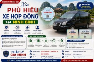 Xin Phù Hiệu Xe Hợp Đồng Tại Ninh Bình