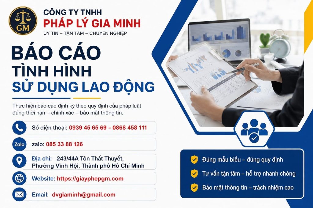 Báo cáo tình hình sử dụng lao động