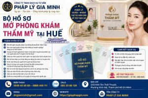 Bộ hồ sơ mở phòng khám thẩm mỹ tại Huế