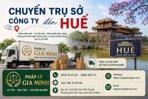 Chuyển trụ sở công ty đến Huế