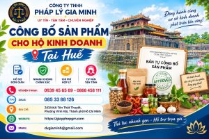 Công bố sản phẩm cho hộ kinh doanh tại Huế