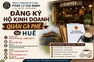 Đăng ký hộ kinh doanh quán cà phê tại Huế