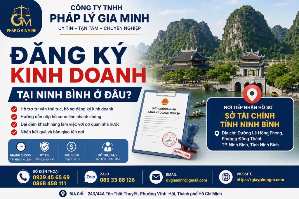 Đăng ký kinh doanh tại Ninh Bình ở đâu