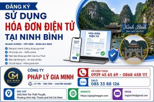 Đăng ký sử dụng hóa đơn điện tử tại Ninh Bình