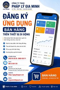 Đăng ký ứng dụng bán hàng trên thiết bị di động