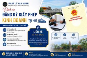 Dịch vụ đăng ký giấy phép kinh doanh tại Huế