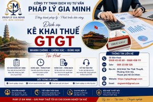 Dịch vụ kê khai thuế GTGT tại Huế