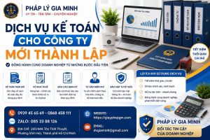 Dịch vụ kế toán cho công ty mới thành lập