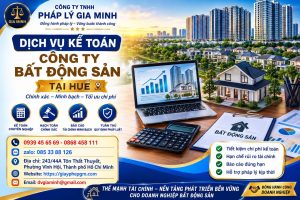 Dịch vụ kế toán công ty bất động sản tại Huế