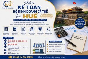 Dịch vụ kế toán hộ kinh doanh cá thể tại Huế