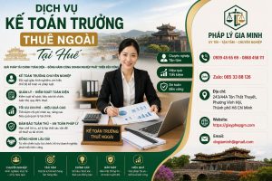Dịch vụ kế toán trưởng thuê ngoài tại Huế