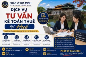 Dịch vụ tư vấn kế toán thuế tại Huế