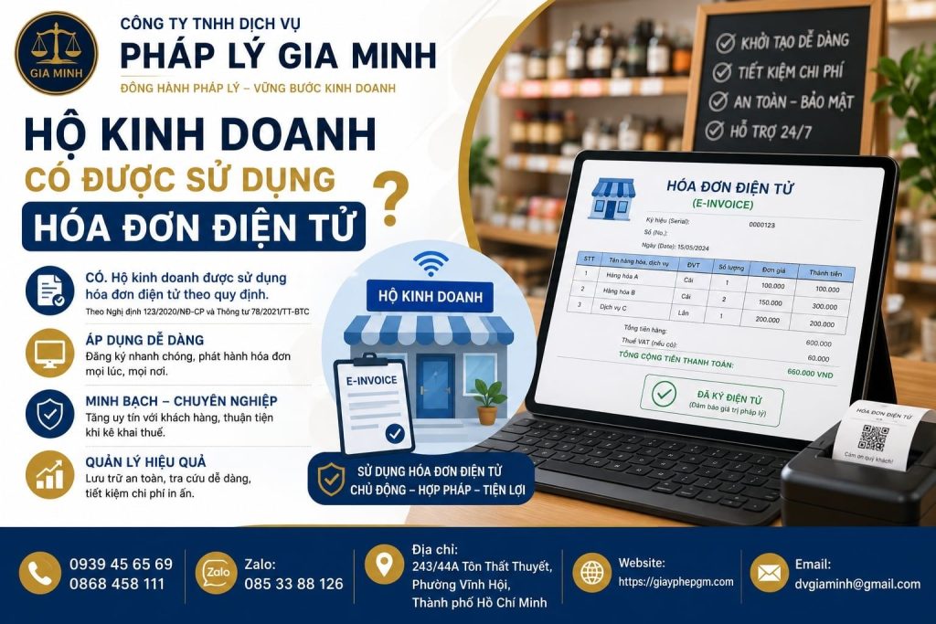Hộ kinh doanh có được sử dụng hóa đơn điện tử không? Điều kiện và cách đăng ký 1 Hộ kinh doanh có được sử dụng hóa đơn điện tử không