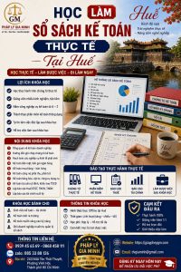 Học làm sổ sách kế toán thực tế tại Huế
