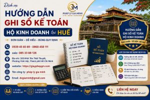 Hướng dẫn ghi sổ kế toán hộ kinh doanh tại Huế