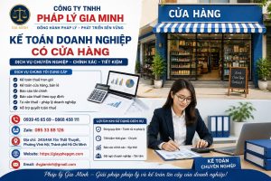 Kế toán doanh nghiệp có cửa hàng