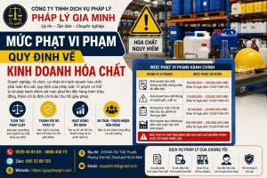 Mức phạt vi phạm quy định về kinh doanh hóa chất