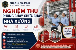 Nghiệm thu phòng cháy chữa cháy nhà xưởng
