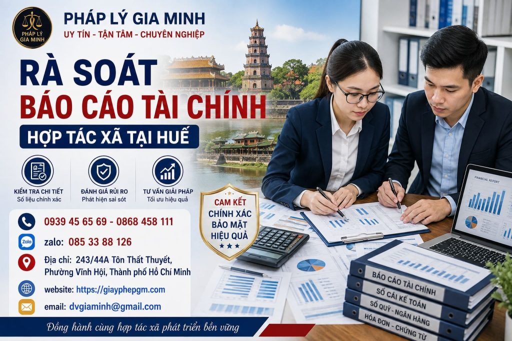 Rà soát báo cáo tài chính hợp tác xã tại Huế