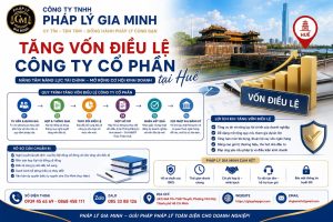 Tăng vốn điều lệ công ty cổ phần tại Huế